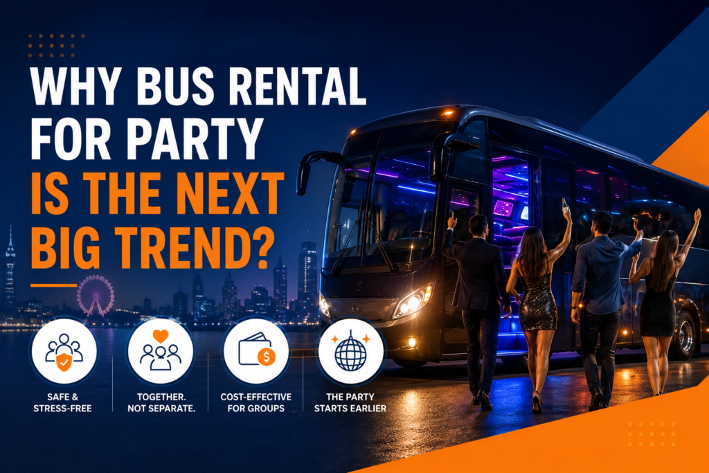 bus rental for party